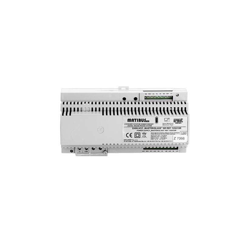 Toiteplokk 1052/33R Miwi Urmet Matibus fonosüsteemile